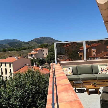 Attique A Banyuls - Vue Mer Et Montagne Luaran gambar