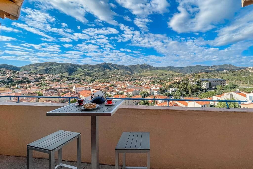 Attique A Banyuls - Vue Mer Et Montagne Luaran gambar